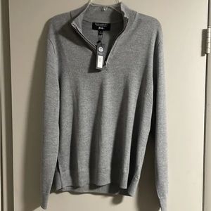 Mens Banana Republic 1/4 Zip Merino Wool Sweater - Medium - NWT